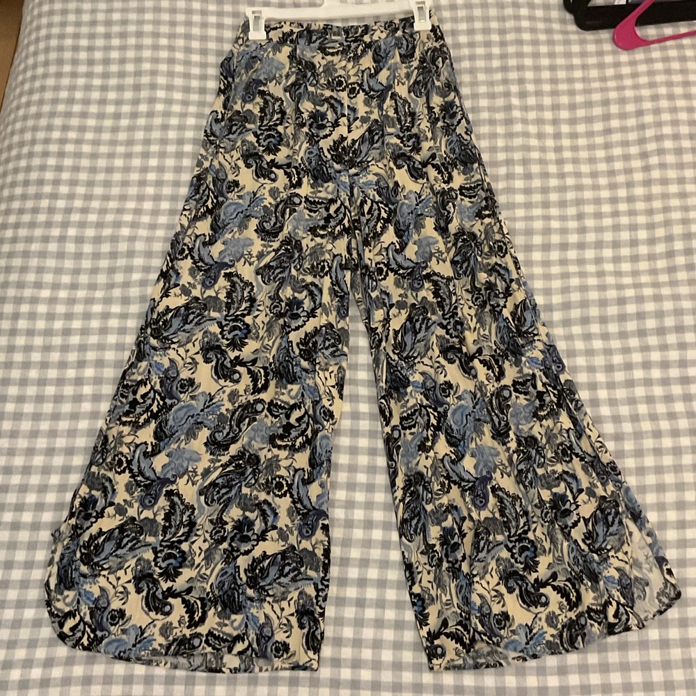 Free People Women’s Patterned Flowy Pants